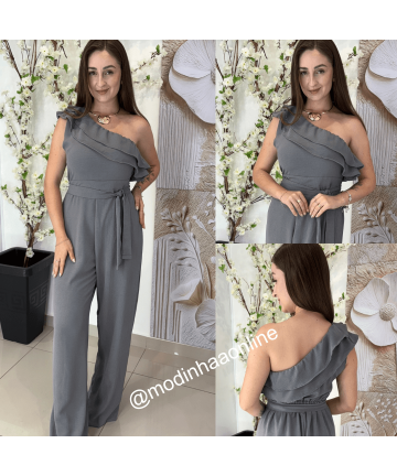 Macacão Aghata Cinza